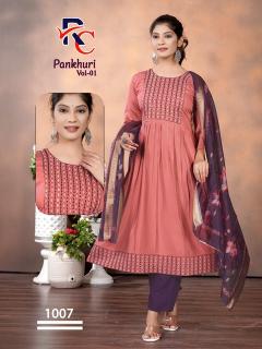 Desi kudi pankhuri vol 1 designer kurtis wholesaler